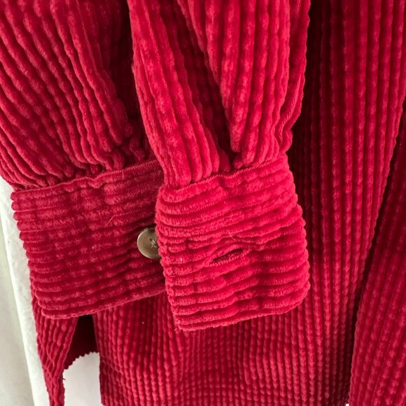 L.L.Bean Deep Red Corduroy Jacket - Picture 7 of 10